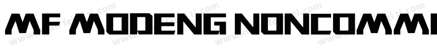 MF MODENG NONCOMMERCIAL字体转换